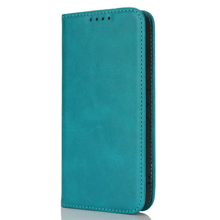 For Google Pixel 9a Case PU Leather Calf Textured Magnetic Closing Smart Phone Cover