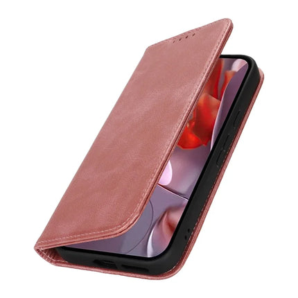 For Google Pixel 9a Case PU Leather Calf Textured Magnetic Closing Smart Phone Cover
