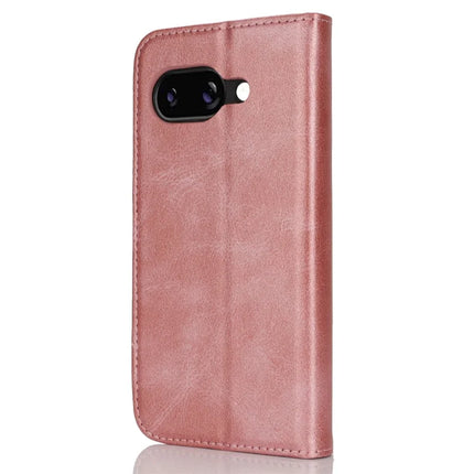 For Google Pixel 9a Case PU Leather Calf Textured Magnetic Closing Smart Phone Cover