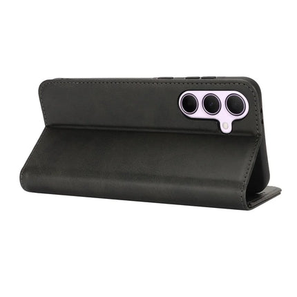 For Samsung Galaxy A56 5G  /  A36 5G Case PU Leather Calf Textured Magnetic Closing Smart Phone Cover