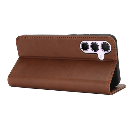 For Samsung Galaxy A56 5G  /  A36 5G Case PU Leather Calf Textured Magnetic Closing Smart Phone Cover