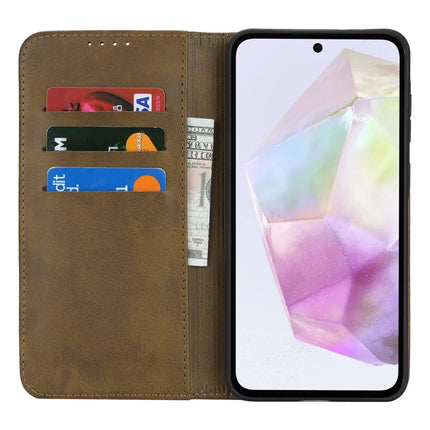 For Samsung Galaxy A56 5G  /  A36 5G Case PU Leather Calf Textured Magnetic Closing Smart Phone Cover
