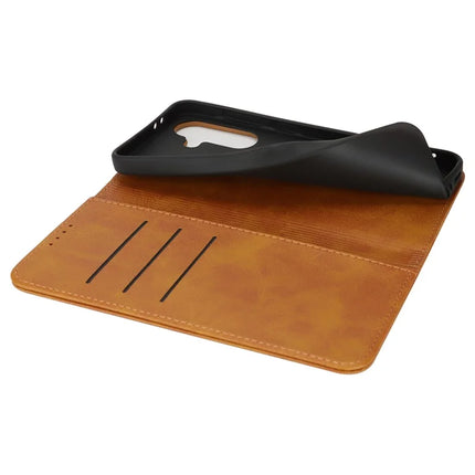 For Samsung Galaxy A56 5G  /  A36 5G Case PU Leather Calf Textured Magnetic Closing Smart Phone Cover