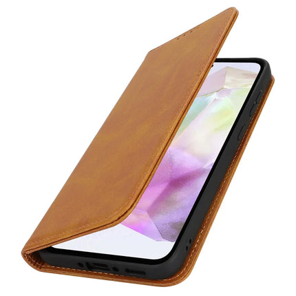 For Samsung Galaxy A56 5G  /  A36 5G Case PU Leather Calf Textured Magnetic Closing Smart Phone Cover
