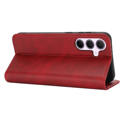 For Samsung Galaxy A56 5G  /  A36 5G Case PU Leather Calf Textured Magnetic Closing Smart Phone Cover