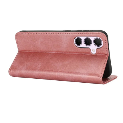 For Samsung Galaxy A56 5G  /  A36 5G Case PU Leather Calf Textured Magnetic Closing Smart Phone Cover