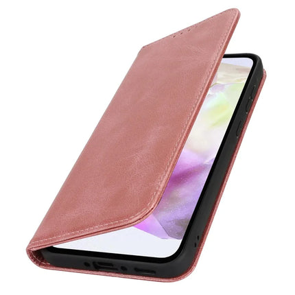 For Samsung Galaxy A56 5G  /  A36 5G Case PU Leather Calf Textured Magnetic Closing Smart Phone Cover