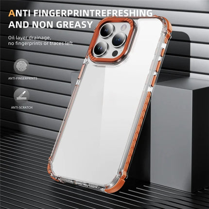 For iPhone 13 Pro Max Crystal Clear Case Airbag Anti Drop TPU + PC Phone Back Cover