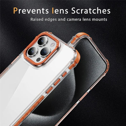 For iPhone 13 Pro Max Crystal Clear Case Airbag Anti Drop TPU + PC Phone Back Cover