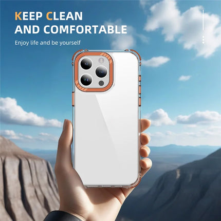 For iPhone 13 Pro Max Crystal Clear Case Airbag Anti Drop TPU + PC Phone Back Cover