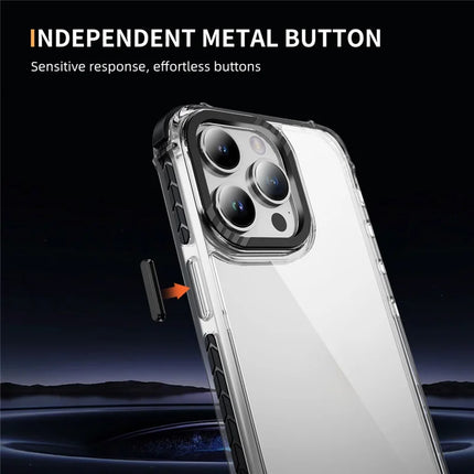 For iPhone 13 Pro Max Crystal Clear Case Airbag Anti Drop TPU + PC Phone Back Cover