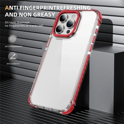 For iPhone 13 Pro Max Crystal Clear Case Airbag Anti Drop TPU + PC Phone Back Cover