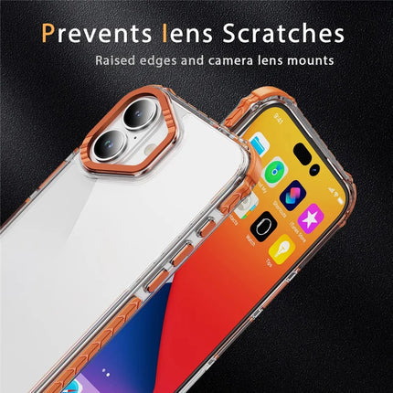 For iPhone 16 Plus Crystal Clear Case Airbag Anti Drop TPU + PC Phone Back Cover