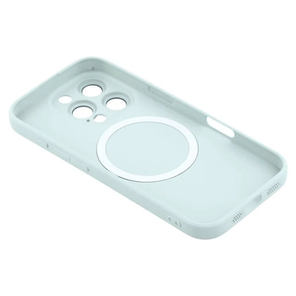 For iPhone 16 Pro Max Case Compatible with MagSafe Liquid Silicone Phone Cover with Tempered Glass Lens Protector
