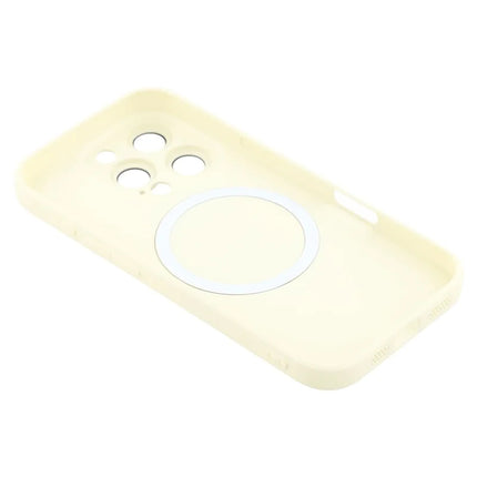 For iPhone 16 Pro Max Case Compatible with MagSafe Liquid Silicone Phone Cover with Tempered Glass Lens Protector