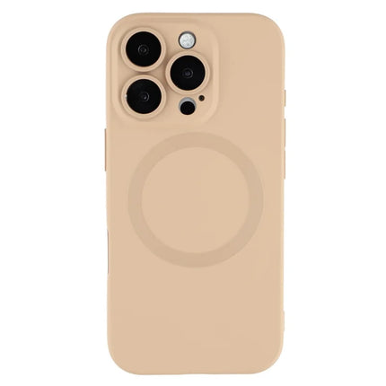 For iPhone 16 Pro Max Case Compatible with MagSafe Liquid Silicone Phone Cover with Tempered Glass Lens Protector