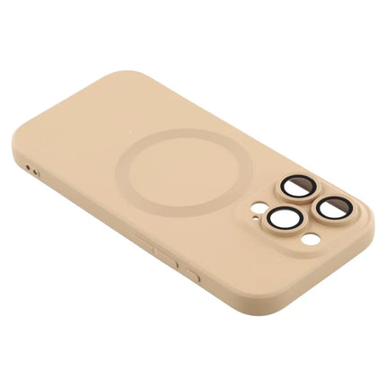 For iPhone 16 Pro Max Case Compatible with MagSafe Liquid Silicone Phone Cover with Tempered Glass Lens Protector
