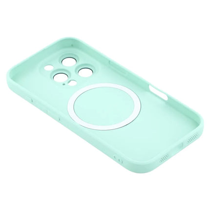 For iPhone 16 Pro Case Compatible with MagSafe Liquid Silicone Phone Cover with Tempered Glass Lens Protector