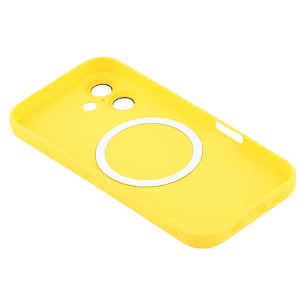 For iPhone 16 Plus Case Compatible with MagSafe Liquid Silicone Phone Cover with Tempered Glass Lens Protector