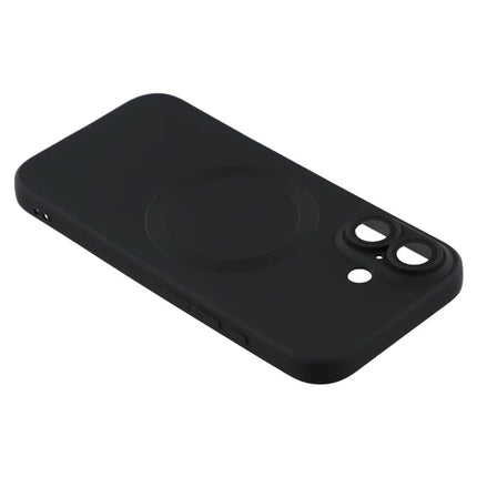 For iPhone 16 Plus Case Compatible with MagSafe Liquid Silicone Phone Cover with Tempered Glass Lens Protector