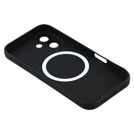 For iPhone 16 Plus Case Compatible with MagSafe Liquid Silicone Phone Cover with Tempered Glass Lens Protector