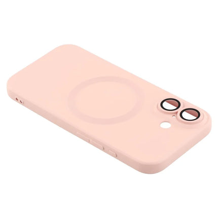 For iPhone 16 Plus Case Compatible with MagSafe Liquid Silicone Phone Cover with Tempered Glass Lens Protector