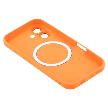For iPhone 16 Plus Case Compatible with MagSafe Liquid Silicone Phone Cover with Tempered Glass Lens Protector
