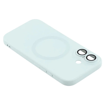 For iPhone 16 Plus Case Compatible with MagSafe Liquid Silicone Phone Cover with Tempered Glass Lens Protector