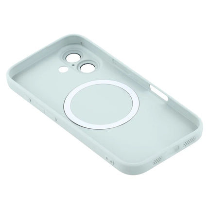 For iPhone 16 Plus Case Compatible with MagSafe Liquid Silicone Phone Cover with Tempered Glass Lens Protector
