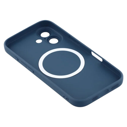 For iPhone 16 Plus Case Compatible with MagSafe Liquid Silicone Phone Cover with Tempered Glass Lens Protector