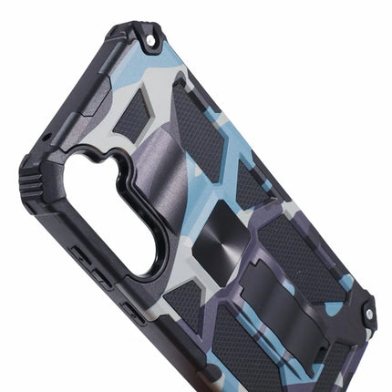 For Samsung Galaxy A56 5G Case Kickstand PC+TPU Camouflage Military Grade Phone Cover
