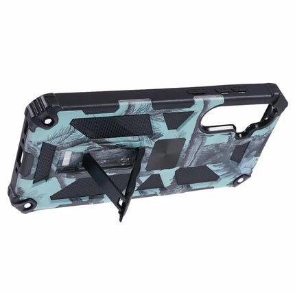 For Samsung Galaxy A36 5G Case Kickstand PC+TPU Camouflage Military Grade Phone Cover