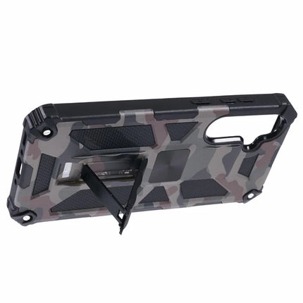 For Samsung Galaxy A36 5G Case Kickstand PC+TPU Camouflage Military Grade Phone Cover
