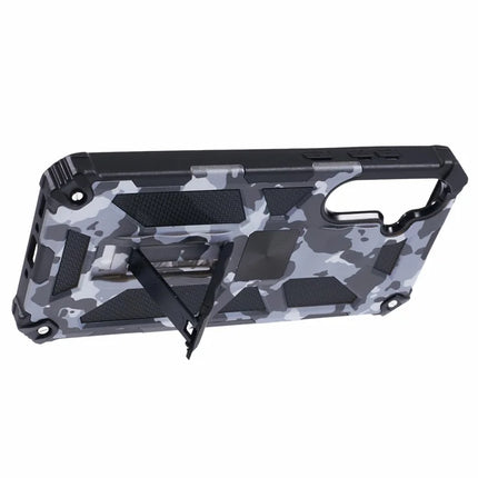 For Samsung Galaxy A36 5G Case Kickstand PC+TPU Camouflage Military Grade Phone Cover