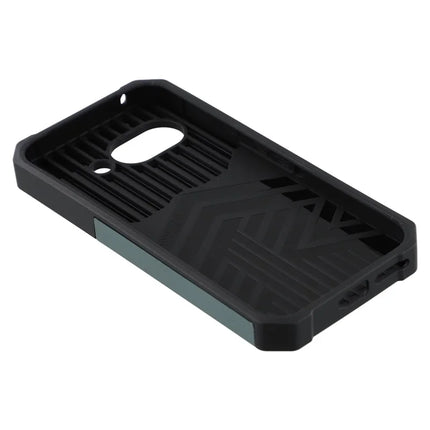 For Google Pixel 9a Kickstand Case Slide Lens Lid PC + TPU Phone Cover with Card Slot