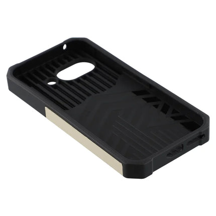 For Google Pixel 9a Kickstand Case Slide Lens Lid PC + TPU Phone Cover with Card Slot