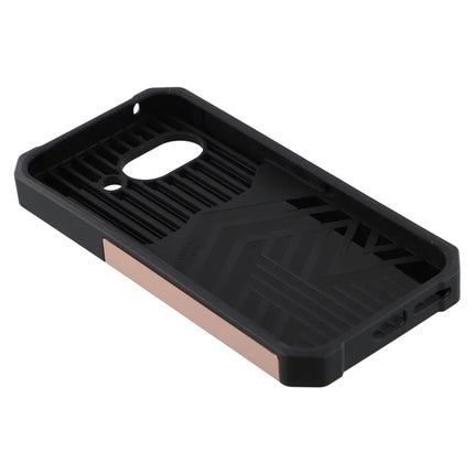For Google Pixel 9a Kickstand Case Slide Lens Lid PC + TPU Phone Cover with Card Slot