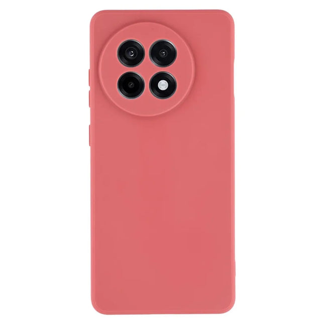 For OnePlus Ace 5 5G / Ace 5 Pro 5G Case Precise Cutouts Straight Edge TPU Shockproof Phone Cover - Red