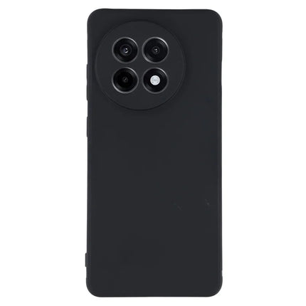 For OnePlus Ace 5 5G / Ace 5 Pro 5G Case Precise Cutouts Straight Edge TPU Shockproof Phone Cover - Black