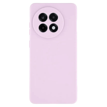 For OnePlus Ace 5 5G / Ace 5 Pro 5G Case Precise Cutouts Straight Edge TPU Shockproof Phone Cover - Purple