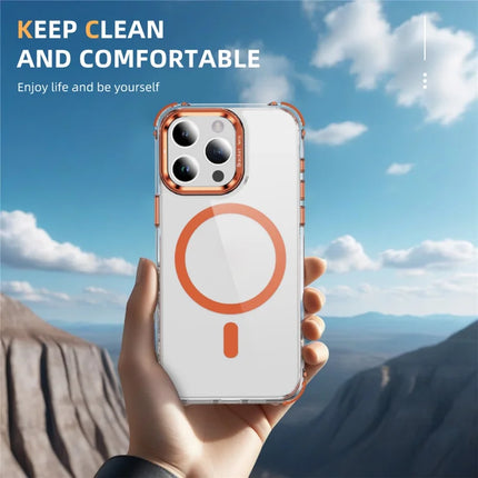 For iPhone 13 Pro Max Clear Phone Case with Lens Kickstand Cover Compatible with MagSafe