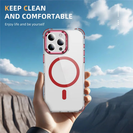 For iPhone 12 Pro Max Clear Phone Case with Lens Kickstand Cover Compatible with MagSafe