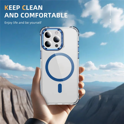For iPhone 12 Pro Max Clear Phone Case with Lens Kickstand Cover Compatible with MagSafe