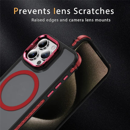 For iPhone 13 Pro Max Case with Lens Kickstand Matte Phone Back Cover Compatible with MagSafe