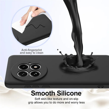 For OnePlus 13 Liquid Silicone Case with Strap Compatible with MagSafe Phone Cover