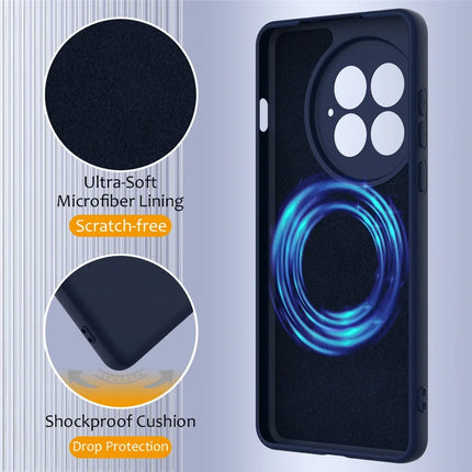 For OnePlus 13 Liquid Silicone Case with Strap Compatible with MagSafe Phone Cover