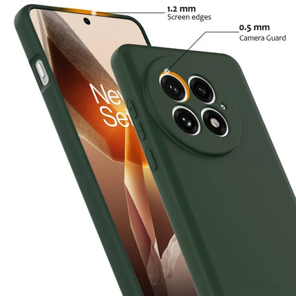 For OnePlus 13 Liquid Silicone Case with Strap Compatible with MagSafe Phone Cover