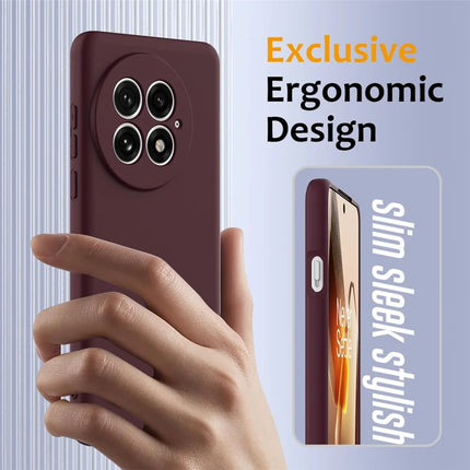 For OnePlus 13 Liquid Silicone Case with Strap Compatible with MagSafe Phone Cover