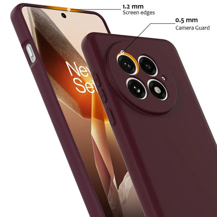 For OnePlus 13 Liquid Silicone Case with Strap Compatible with MagSafe Phone Cover
