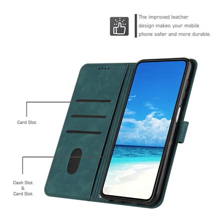 For Oppo Reno13 Pro 5G Case Viewing Stand PU Leather Phone Cover Imprinted Heart Pattern
